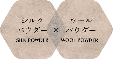 シルクパウダー&ウールパウダー